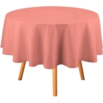 Tablecloth Modern Coral Table Cover 60inch Round Washable Table Cloth for Kitchen Dinning Party Tabletop Modern Decoration