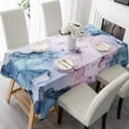 thumbnail image 1 of Tablecloth, Original Design Hand Drawing Art Print Table Cloth, Washable Water Resistance Microfiber Decorative Rectangle Table Cover (Tape 1, 60"x84"), 1 of 6
