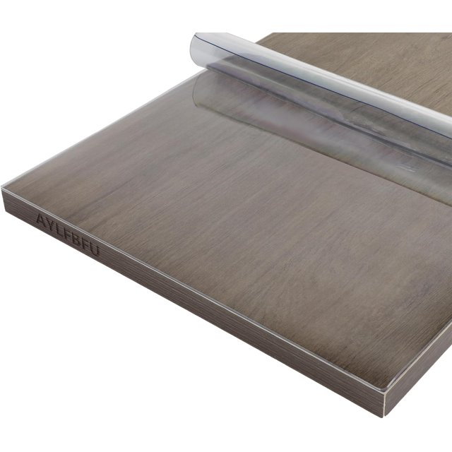 Tablecloth Plastic 45X91 Inch, 2Mm No Shrinkage, OilProof, Dining