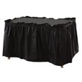 thumbnail image 1 of Tablecloth, Plastic, Disposable, Black, 1 of 5
