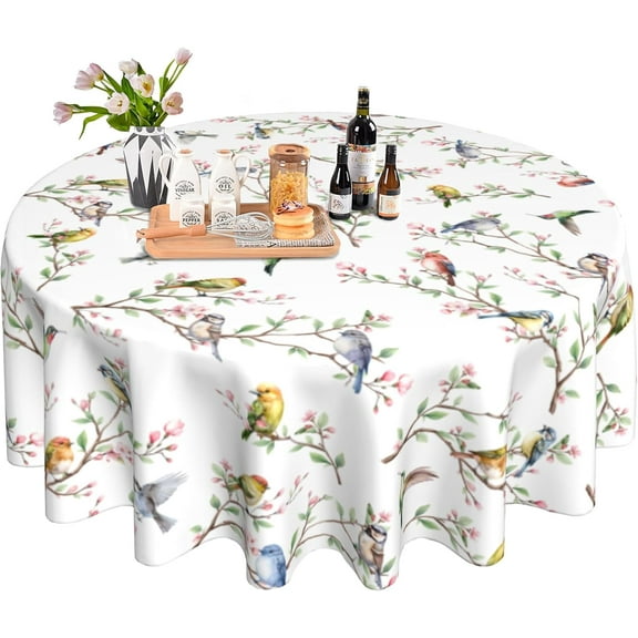 Tablecloth Rectangular 60x90 Inch, Blue Red Star Independence Day Patriotic Table Cloth Washable Table Cover for Party Picnic Kitchen Dinner Decor