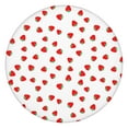 thumbnail image 1 of Tablecloth Red Strawberry Pattern Sweet Berry Design Kawaii Fruit Decor for Strawberry Lover, 1 of 7