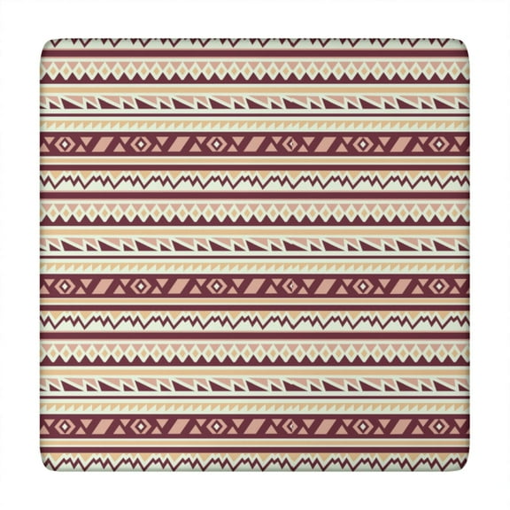 Tablecloth Square Rustic Aesthetic Boho Style, Waterproof Vinyl, Backed, Wipeable Fitted Table Cover for Kitchen or RV