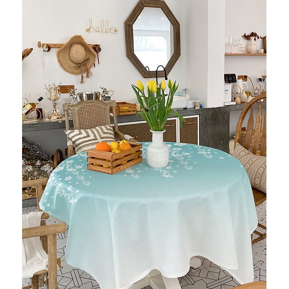 Tablecloth Square Table Cloth 54x54, Waterproof Tablecloth Outdoor Table Cloth, Washable Table Cover for Kitchen Dining Party