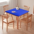 thumbnail image 1 of Tablecloth Stretch Cover 33.86 x 33.86 in – Elastic Fitted Polyester Table Cover, Dust Proof, Stain Resistant, Reusable Square Tabletop Protector – 1 Pack, 1 of 7