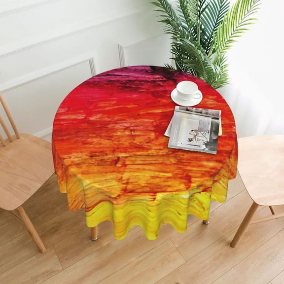Tablecloth Sunset Spotted Table Cloth Abstract Artwork Elegant Table Cover Tablecloths Design Birthday Party Table Decoration