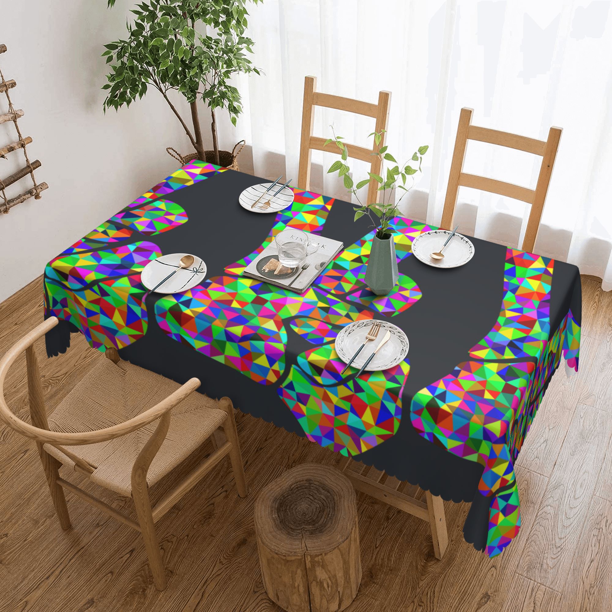 Tablecloth V Sign Finger Peace Symbols Table Cloth For Rectangle Tables
