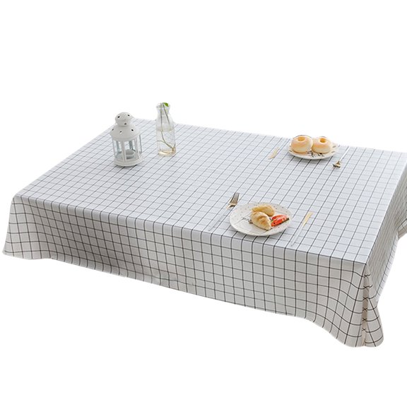 Tablecloth, Water resistance, White/Black