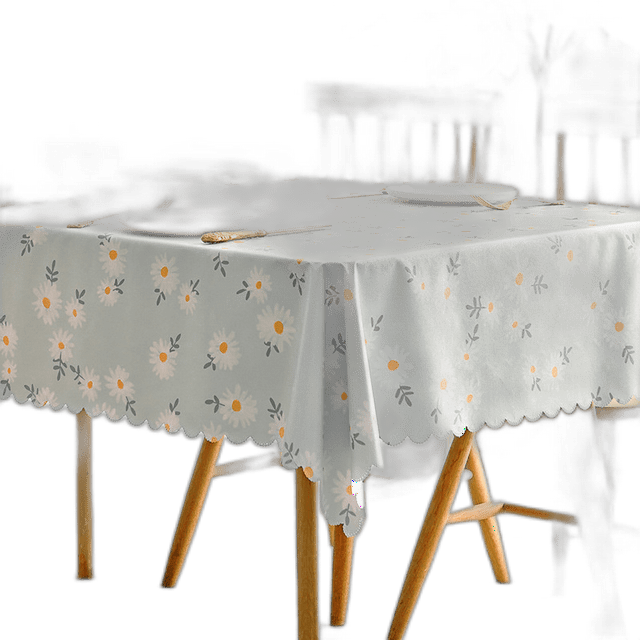 Tablecloth Waterproof Oilproof Washable Rustic Desk Sense Dining