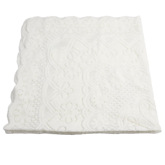 Tablecloth X1, Polyester Antependium, Fdelink White Lace Coffee Table Tablecloth Rectangular Table Cover Tv Cabinet Home