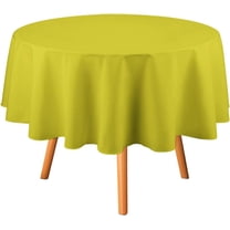 Tablecloth Yellow Modern Table Cover 70inch Round Washable Table Cloth for Kitchen Dinning Party Tabletop Modern Decoration