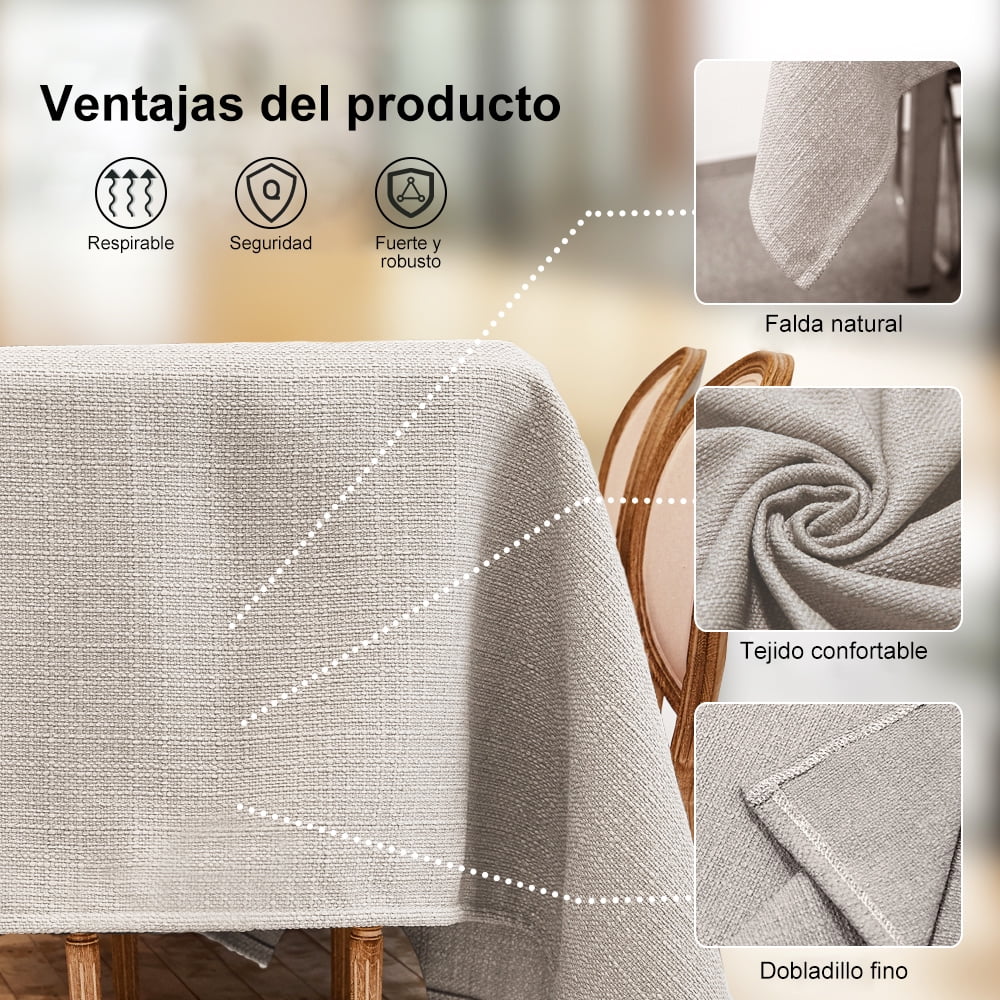 Tablecloths, Linens Wrinkle Free AntiFading, Table Cover Decoration