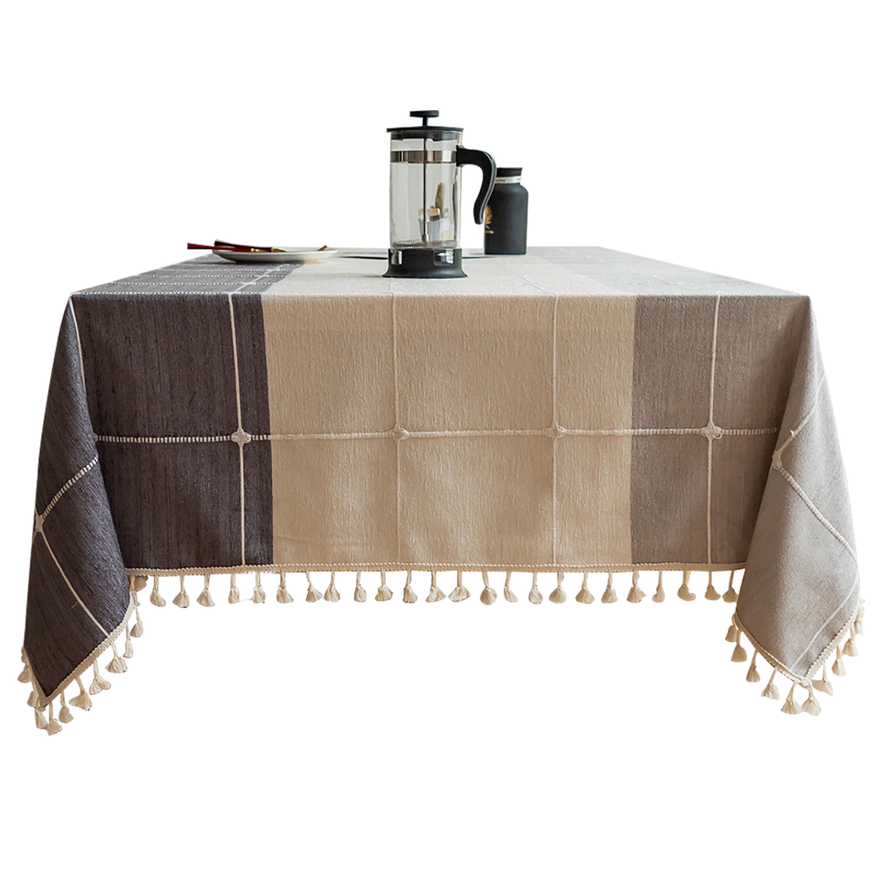 Writing Tablecloth Tablecloths For Rectangle Tables,Chenille Large Checkered Tablecloths ...