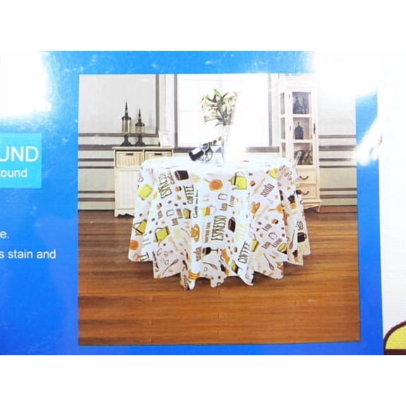 Tablecloths Vinyl Flannel Back Tablecloth Backing 60" Round