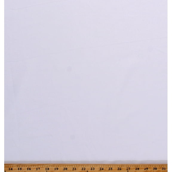 Tablecoth Stain Resistant White Poplin 70" Wide Polyester Fabric by the Yard (PT-0021)