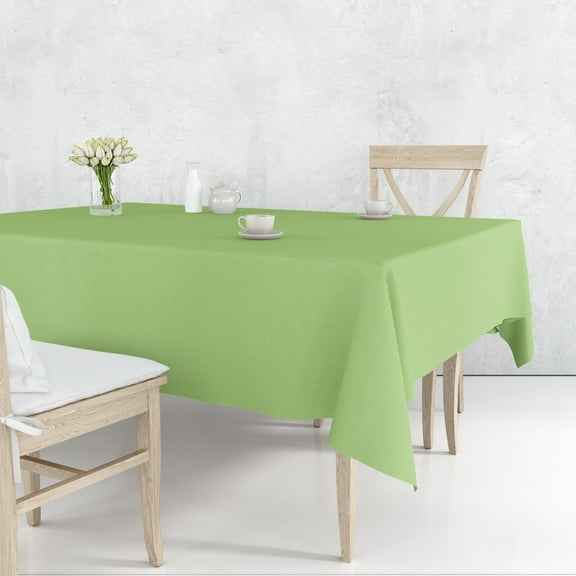 Tablecover Plastic Light Lime Green Rectangular 54'' X 108''