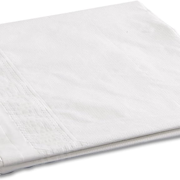 Tablecover, Tissue/Poly Lined, 54 in x 108-Inch, White