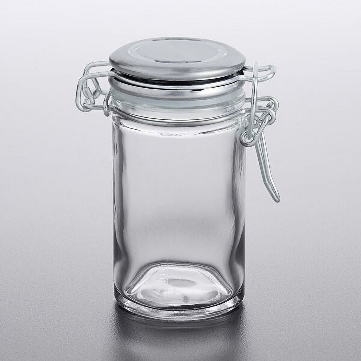 https://i5.walmartimages.com/seo/Tablecraft-10106-2-oz-Glass-Condiment-Jar-with-Stainless-Steel-Lid-and-Bail-and-Trigger-Closure_321c2b83-c342-4ece-9bc9-4a28bfa69b48.617743d8eaf005e926e319a99399f90b.jpeg