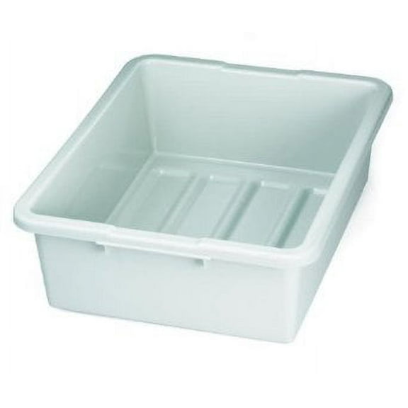 Tablecraft 1529G Gray 21 1/4" x 15 3/4" x 5" Polyethylene Plastic Bus Tub