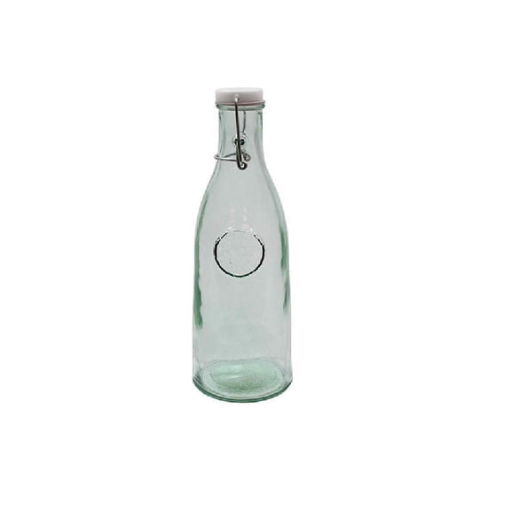 Tablecraft 33 oz. Authentic Collection Green Tinted Resealable Water Carafe
