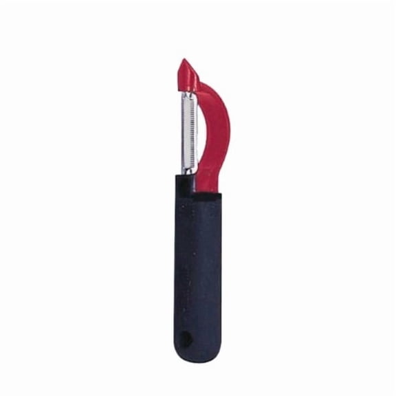 Tablecraft 7-1/8" Stainless Steel Firm Gripâ„¢ Straight Peeler