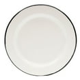 thumbnail image 1 of Tablecraft 80019 Enamelware 10" Black and White Plate, 1 of 1