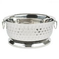 thumbnail image 1 of Tablecraft BT1815 Bali Oval Double Wall Stainless Steel Beverage Tub - 18" x 15" x 9", 1 of 4