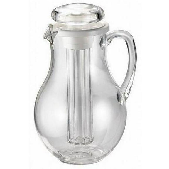Tablecraft Center Ice Core Pitcher, 3/4 Gallon Clear