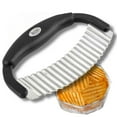 thumbnail image 1 of Tablecraft H6610 Crinkle Cutter Single Blade with Plastic Handle, Small, Black, 1 of 3