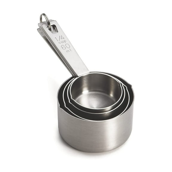 TableCraft 725 S/S 4-Piece Heavyweight Measuring Cup Set