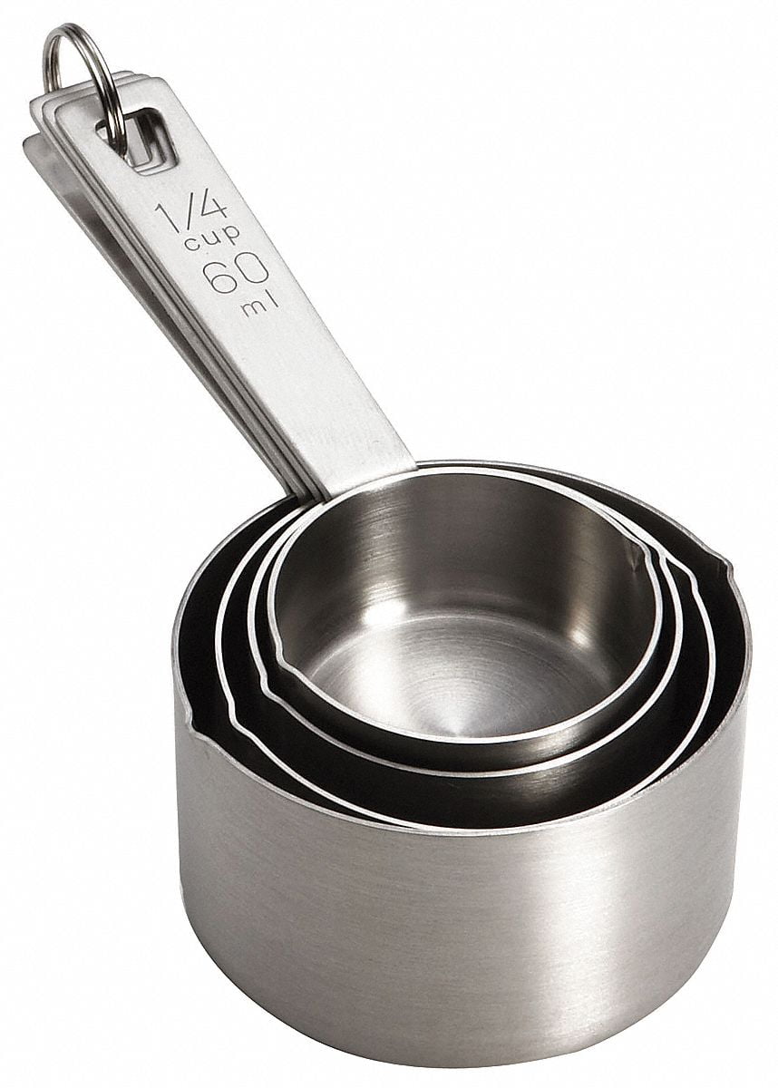 Heavy Duty Stainless Steel Measuring Cup Set