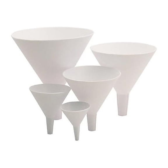 Tablecraft Plastic Funnel Set, White