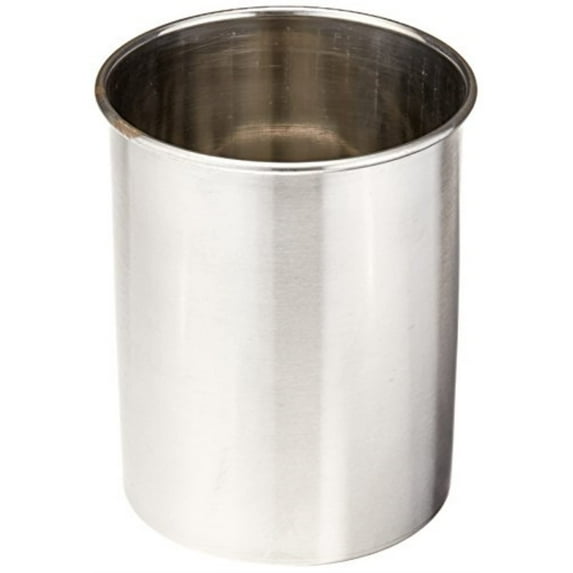 Tablecraft Products Hu2 Utensil Holder, Stainless Steel Brushed