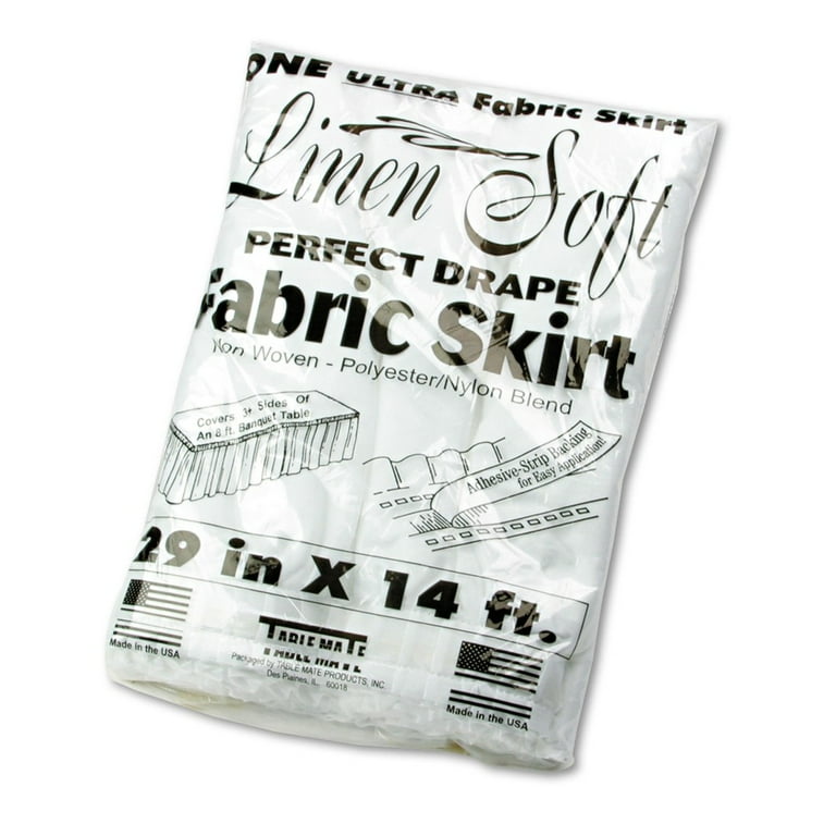 Table Set Linen-Like Table Skirting, Polyester, 29 Table Set Linen-Like Table Skirting, Polyester, 29