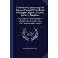 thumbnail image 1 of Tables For Ascertaining The Present Value Of Vested And Contingent Rights Of Dower, Curtesy, Annuities: And Of Other Life Estates, Damages For Death . Chiefly Upon The Carlisle Table Of 1377229882, 1 of 1