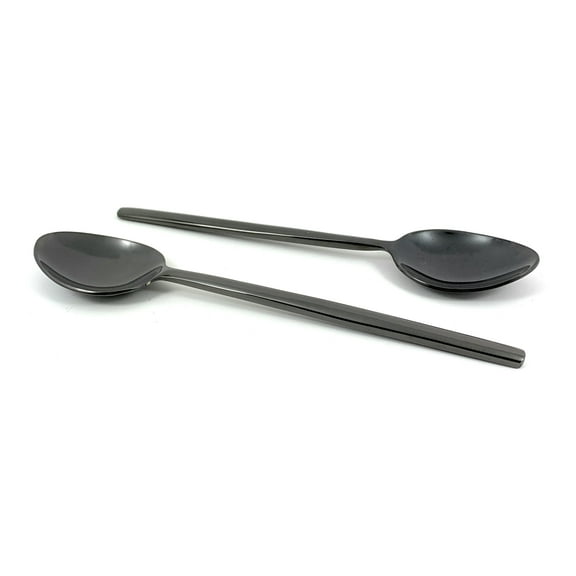 Tablespoons Set of 6 Piecces (Stainless Steel, Black Glossy)