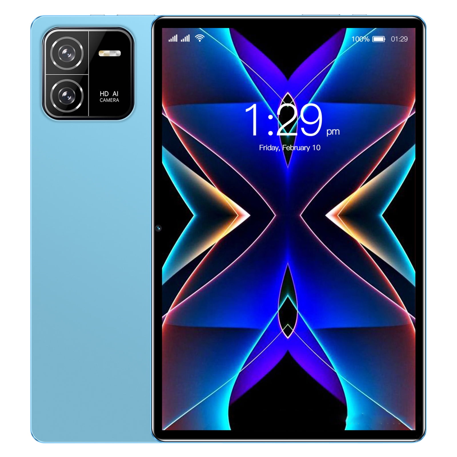Tablet 10.1” 64gb Android Tablet, Big Screen, Quad Speakers, Upgraded Chipset, Multi Window Display, Slim, Light, Durable Design, 2024 All-Day Battery Life 12h
