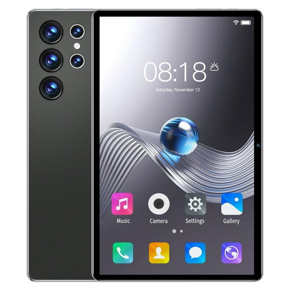 Tablet 10.1 Inch Android Device, WiFi Bluetooth Call Tablet With Dual Camera Large Battery Storage Support Video Learning Entertainment, For Home Office Travel