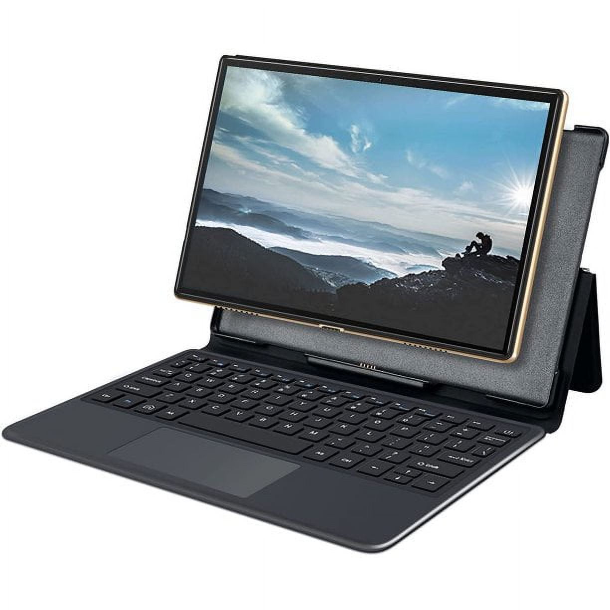 YESTEL 10.1'' Tablet with Magnetic Keyboard, Mouse - 4GB+