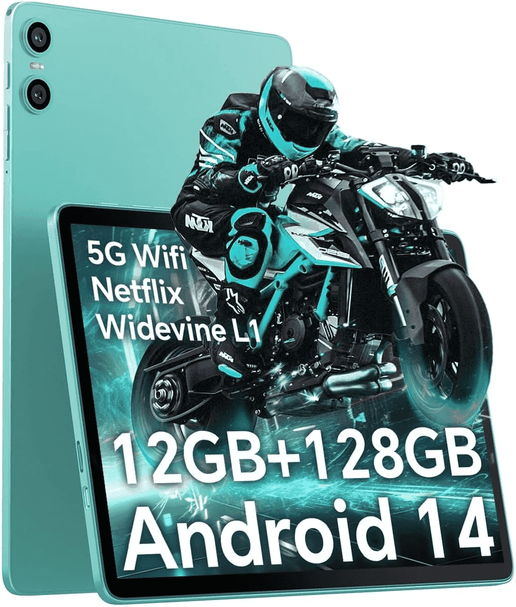 Free Shipping! ODEA Tablet 10.1 Inch Android 14 Octa Core 12GB RAM