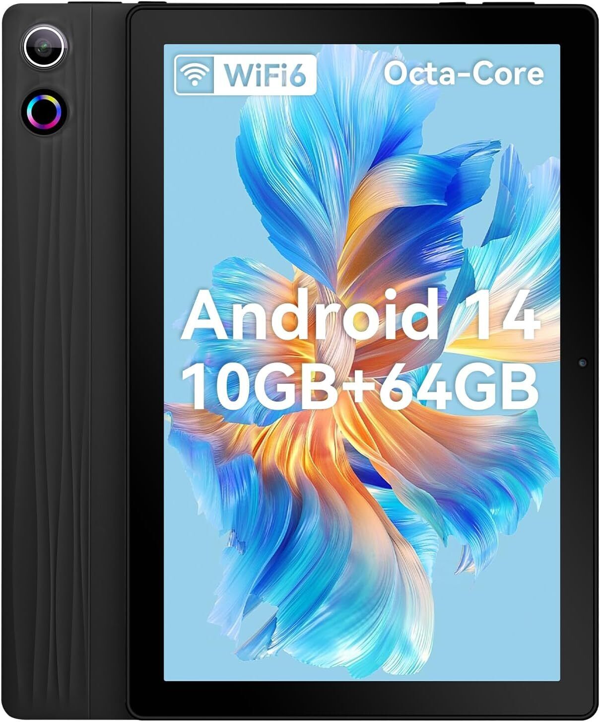 Tablette Enfant 10 Pouces Android 15 – 30 Go RAM, 64 Go ROM, Contrôle Parental, étui Antichoc – Parfaite Pour L’école Et Les Jeux