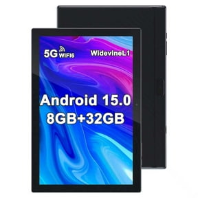 Tablet 10 Inch Android 15 Tablets,8GB(3+5 expansion) RAM 32GB ROM 1TB Expand6000mah Battery, Quad-Core Processor 2GB RAM Tableta, 8MP Camera WiFi 10.1'' IPS HD Touch Screen android Tablet Black.