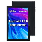 Tablet 10 Inch Android 15 Tablets,8GB3+5 expansion RAM  32GB ROM 1TB Expand 6000mah Battery, Quad-Core Processor 2GB RAM Tableta, 8MP Camera WiFi 10.1 IPS HD Touch Screen android Tablet Black.