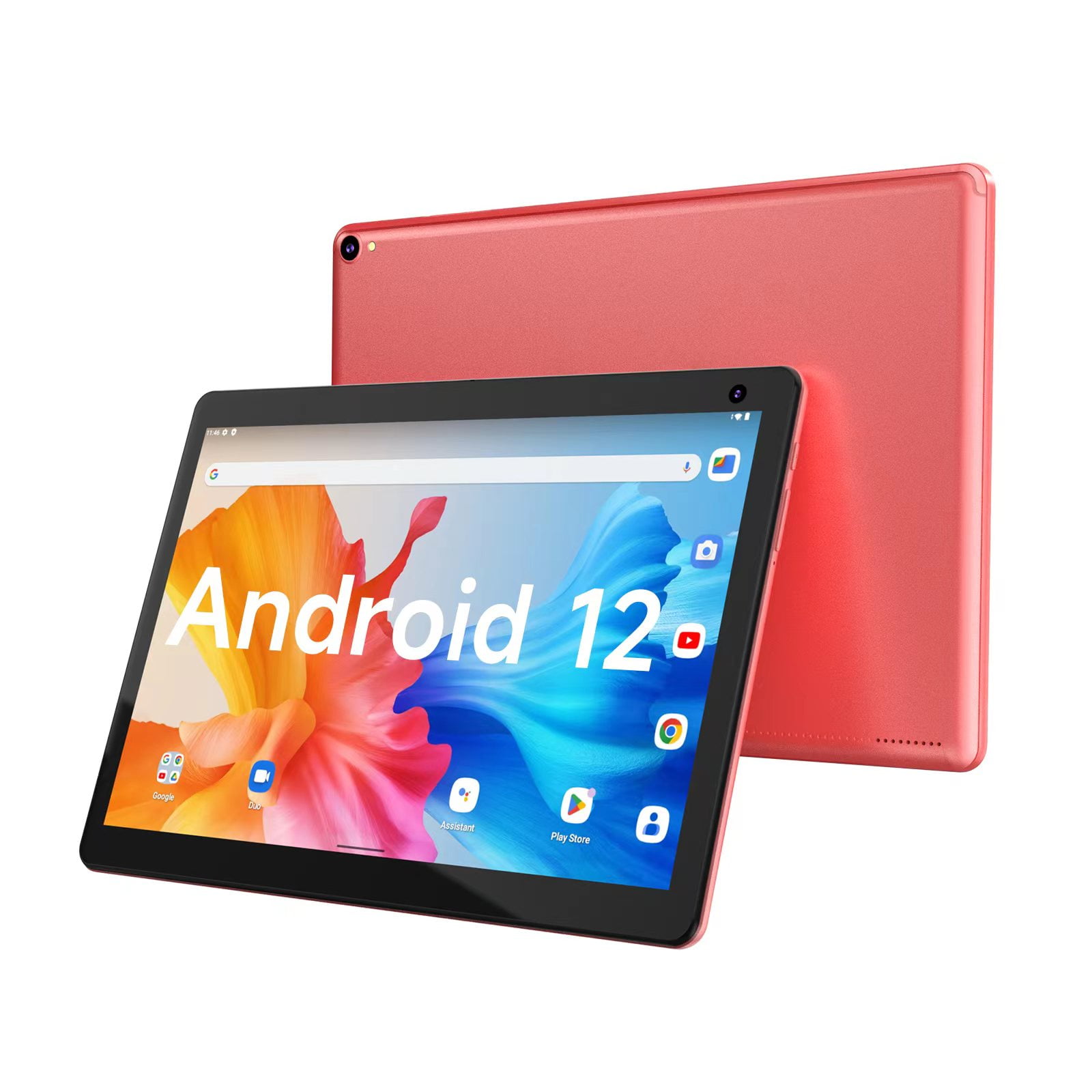Tablette Tactile 10 Pouces Android 11, 4 Go RAM + 64 Go ROM, Quad-Core 1.8  Ghz, 1280 x 800 IPS, 6000 mAh, MicroSD 4-256 Go, Double Caméra, Bluetooth,  Tablette WiFi Pas Cher avec étui de Protection : : Informatique