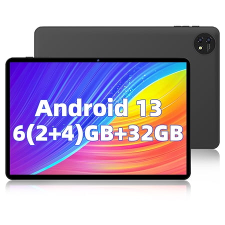 Tablet 10 inch Android 13 Tablet,4GB RAM 32GB ROM,2MP+8MP Camera,1280x800 IPS Google Tablets,Quad-Core Processor Tablets,6000mAh Long Lasting Battery
