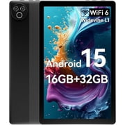 Android 15 5-Core 10inch Tablet,16GB Ram+32GB ROM +1TB Expand,IPS Display, Widevine L1, 5G Wifi, 5MP+8MP Camera, 5000mAh, Bluetooth 2.4,Black