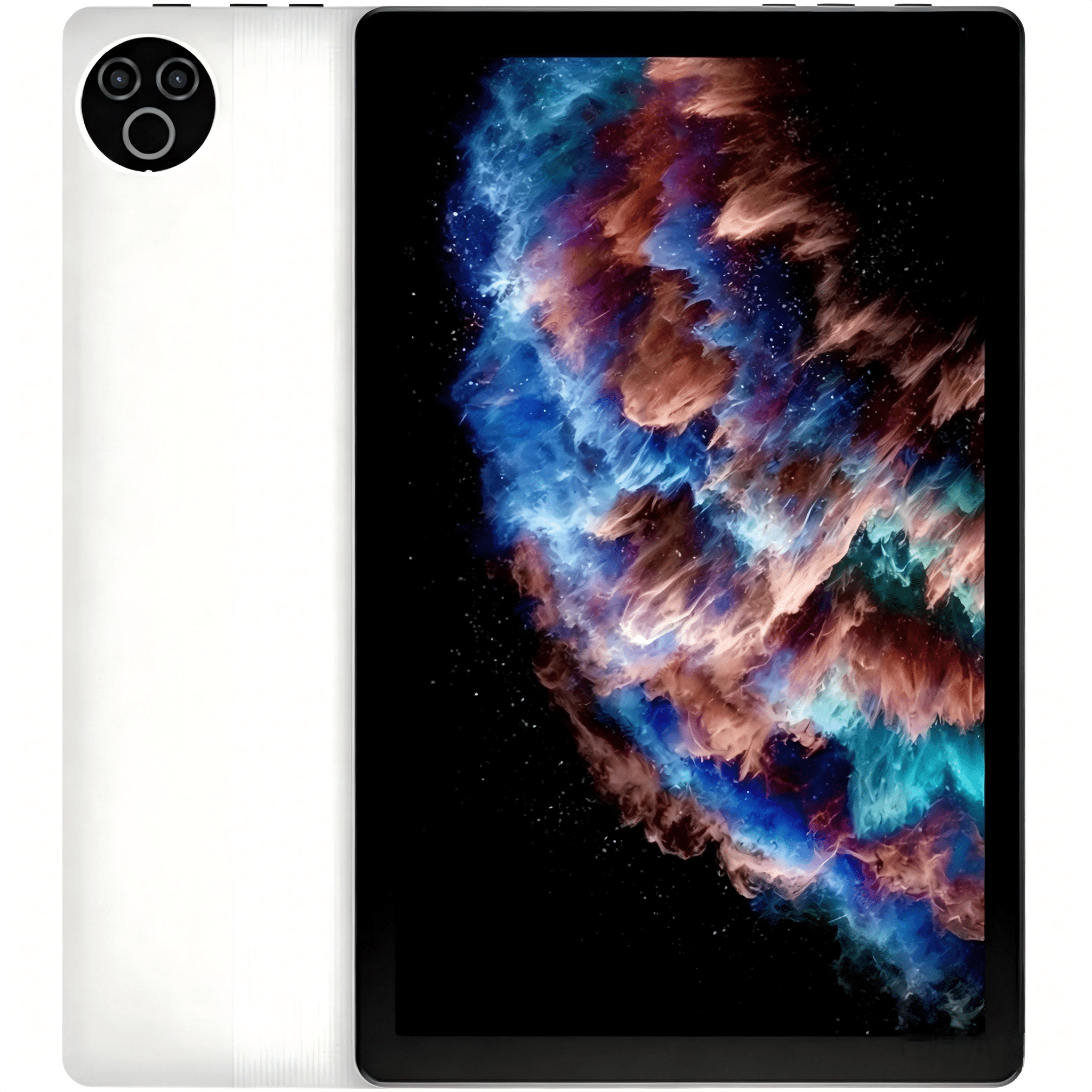 AEEZO 10.1 Inch Tablet, 20GB RAM 64GB ROM, 5-Core CPU WiFi 6, Android 15 GO, White