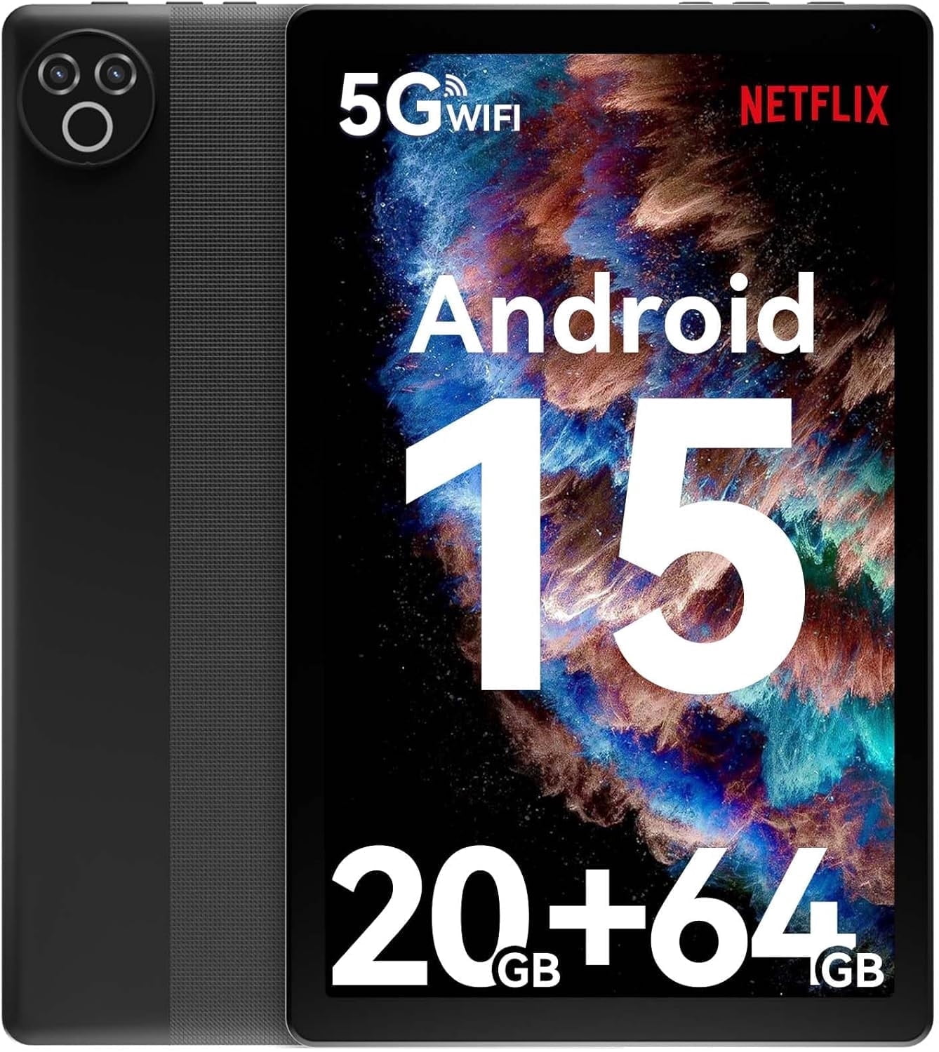 Baken 10.1'' Android 12 Tablet, 2GB RAM, 32GB, Quad-Core, Dual