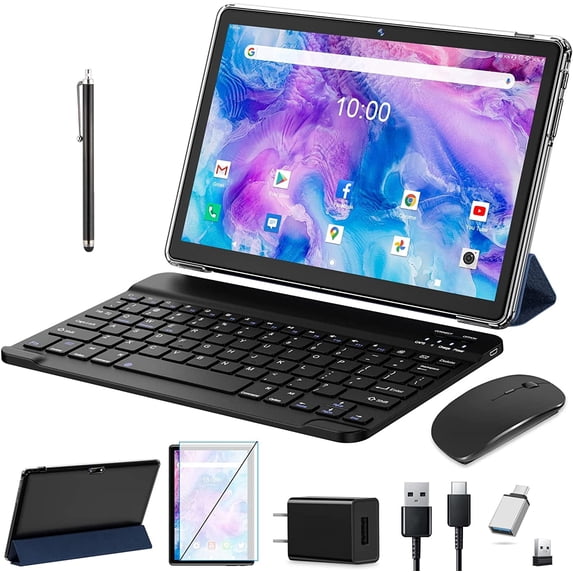 Tablet 10 inch Android Tablets?Android 12 Tablet,8GB RAM 128GB ROM,5MP+13MP Camera,1280x800 IPS Google Tablets,8-Core Processor Tablets,7000mAh Long Lasting Battery