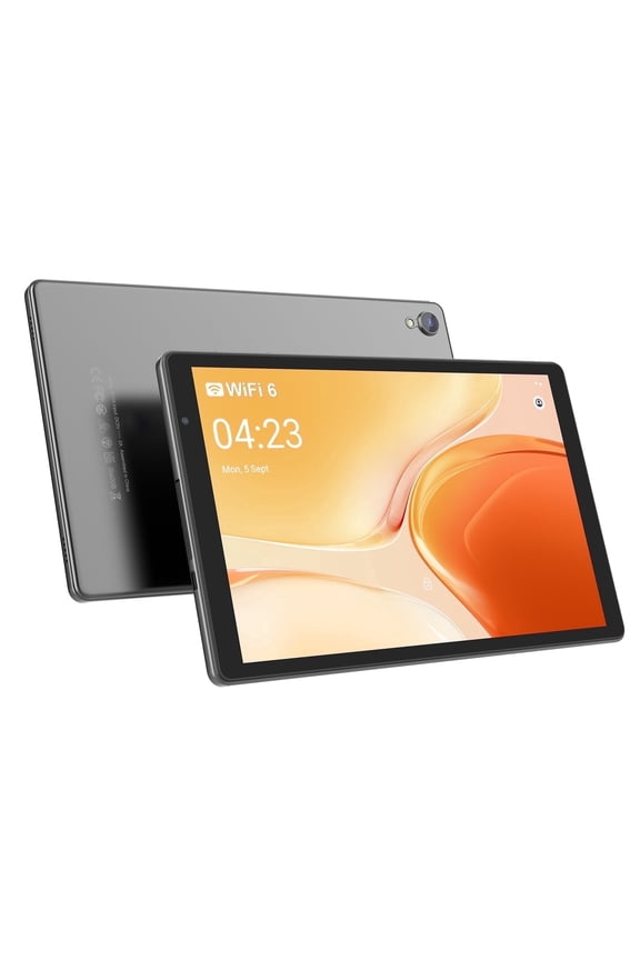 Android 14 Tablet 10 inch,4 (2+2) GB RAM 32GB ROM,Quad-Core,Touchscreen,Dual Cameras,Gray